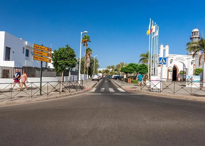 White Volcano - Pool And Gym In Sport Center Fariones Included By Lanzarote 卡门港